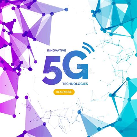 5g Wireless Internet Connection Network Background High Speed 5g Data