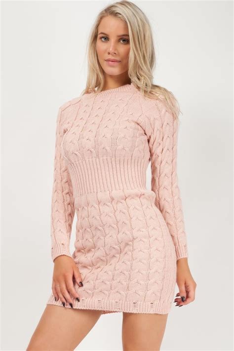 Pin By Stacy💋 ️💋bianca Blacy On Clothing Pink Sweaterdresses Pink