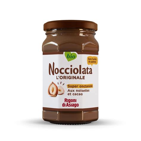 RIGONI DI ASIAGO Nocciolata bio pâte à tartiner au cacao et noisettes