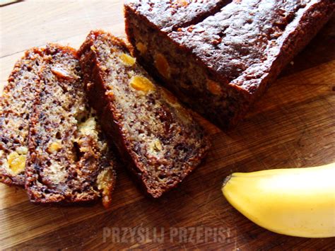 Chlebek Bananowy Z Bakaliami Przepis Przyslijprzepis Pl