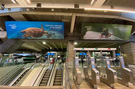 Costa Rica se promociona en estaciones del metro de París y participa