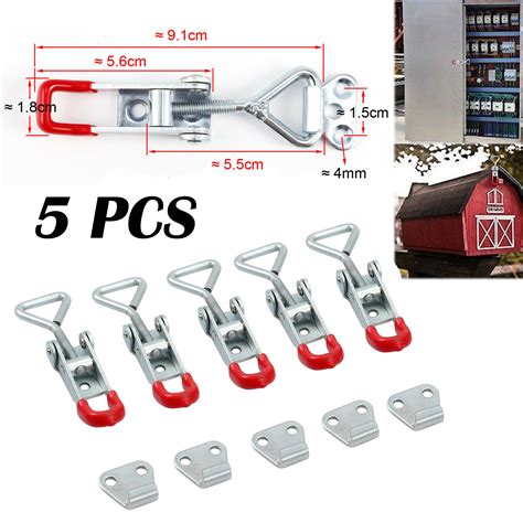 5pcs Over Centre Latch Small Trailer Toggle Overcentre Latch Fastener