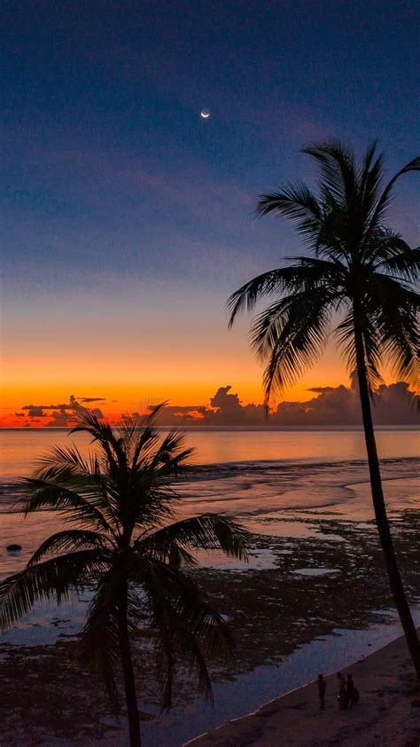 Papel De Parede Para Celular Praia Por Do Sol Curta Nossa P Gina E