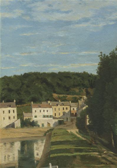 Jean Baptiste Camille Corot Les Maisons Cabassud Ville D Avray