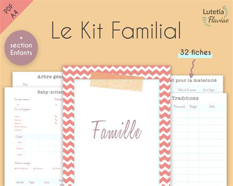 Planificateur Familial Imprimer Organiseur Familial Planning