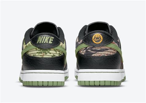 Nike Dunk Low Black Multi Camo DH0957 001 Release Date SBD