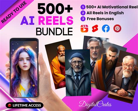 500 AI Ready To Use Motivational Video Bundle For Instagram Reels