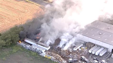 Fire Damages Texas Recycling Plant Nbc News