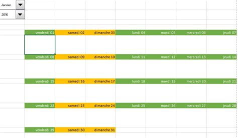 Calendrier Et Rdv R Solu Excel