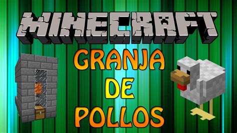 Minecraft Tutorial Granja De Pollos Autom Tica Facil Y