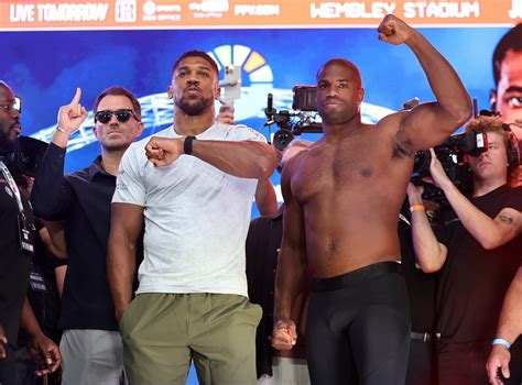 Photos Anthony Joshua Vs Daniel Dubois Official For Heavyweight Title