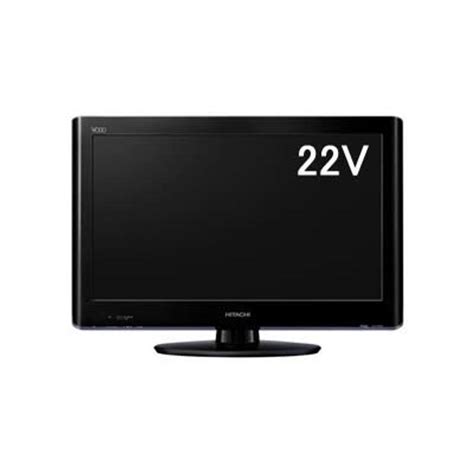 日立 22v型地上・bs・110度csデジタルハイビジョンled液晶テレビ ブラックwooo L22 H05 B