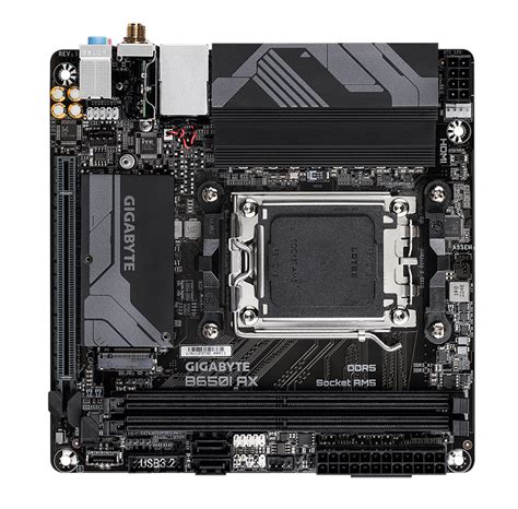 Gigabyte B650i Ax Mainboard Amd B650 Amd Am5 Socket Ddr5 Ram