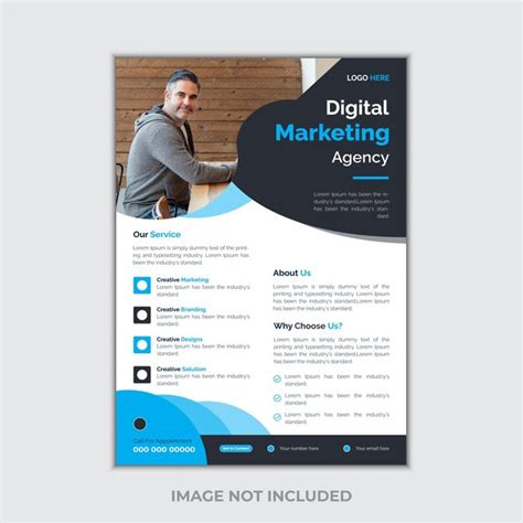 premium vector vector simple layout  modern flyer design template