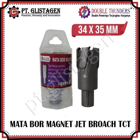 Jual Mata Bor Magnet Jetbroach Jet Broach 34x35mm Double Thunders Di