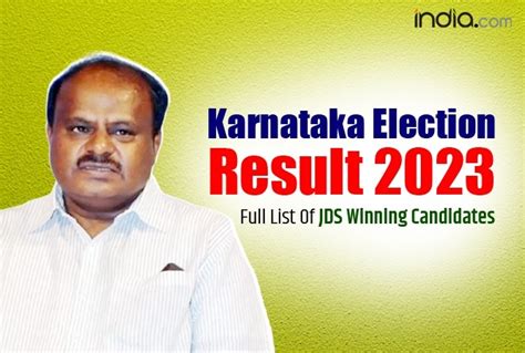 Karnataka Election Result 2023 Full List Of Constituency Wise Winning