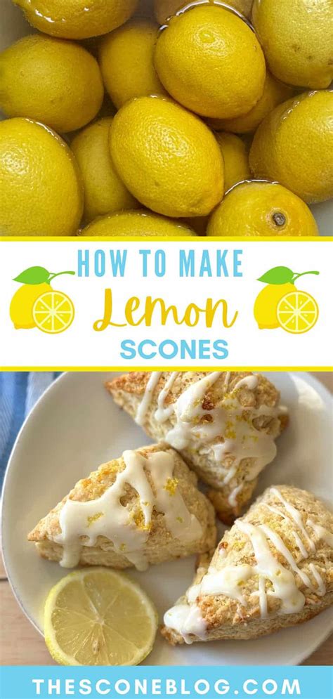 Easy Lemon Scones Recipe With Lemon Glaze The Scone Blog