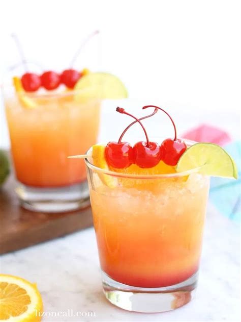 Mai Tai Mocktail Party Punch Easy Mocktail Recipe Liz On Call