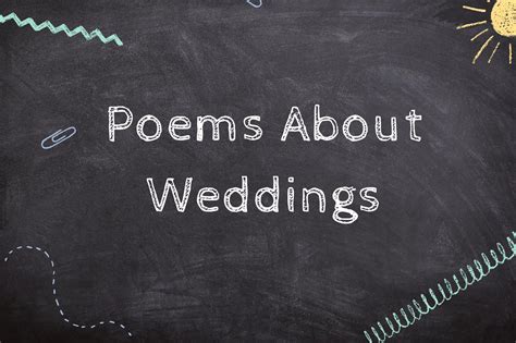 35 Poems About Weddings The Teaching Couple