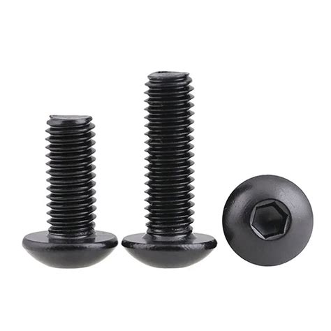 Perno Allen M Negro Cabeza Boton Pack Uni Largo Mm