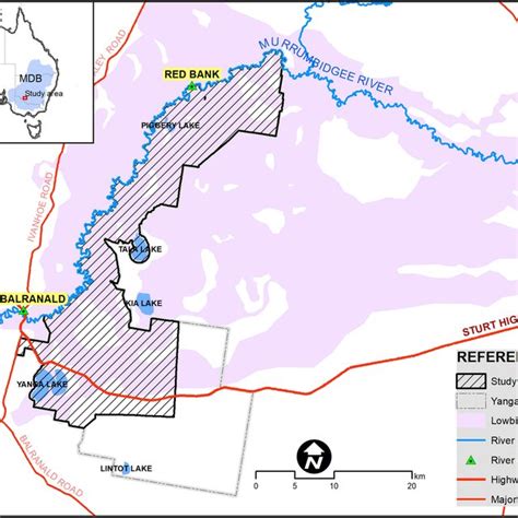 The Yanga Floodplain Landscape A The Murray Darling Basin MDB And