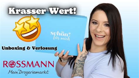 Rossmann SCHÖN FÜR MICH BOX Februar 2024 UNBOXING VERLOSUNG YouTube