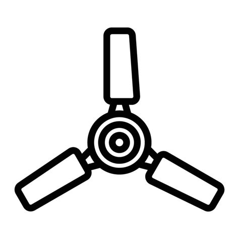 Fan Line Icon Design 44053083 Vector Art At Vecteezy