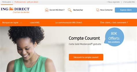 ING direct espace client Accès client problème connexion