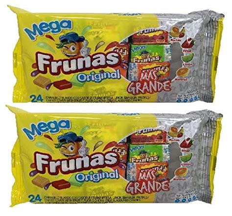 Buy FRUNAS Mega Original Caramelo Blando Con Sabor A Frutas 2 PACK 462