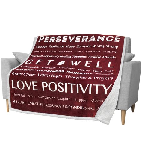 PAVILIA Healing Blanket Get Well Soon Gift Blanket For Women Men