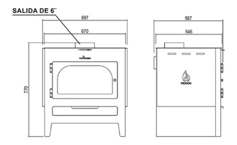 Salamandra Estufa Tromen Pehuen P Kcal A Le A Cal En Venta