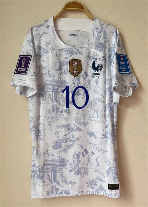Mens 2022 World Cup France Soccer Jersey France Football Etsy