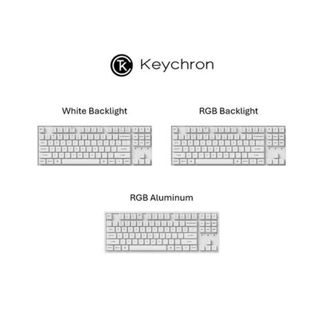 Promo Keychron K8 Pro QMK VIA Wireless Hot Swappable Fully Assembled White White