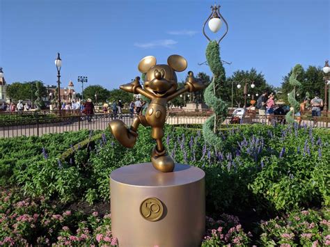 First Look Golden Fab Character Statues Installed At Magic Kingdom