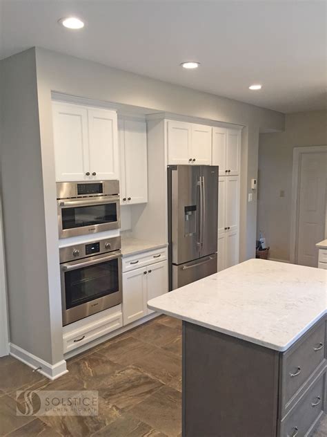 This Crofton Kitchen Design Has Homecrest Kitchen Cabinets With A White