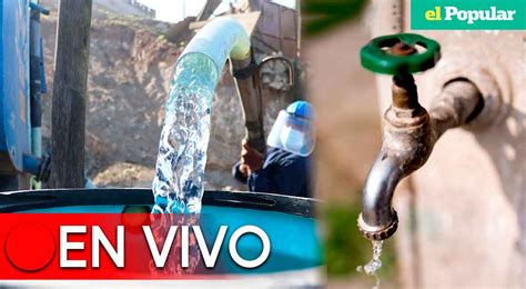 Corte De Agua Hoy Sedapal Viernes De Octubre Del En Sjl Comas