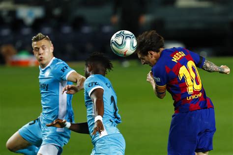 Messi Scores As Barcelona Tops Legan S In Return To Camp Nou Inquirer