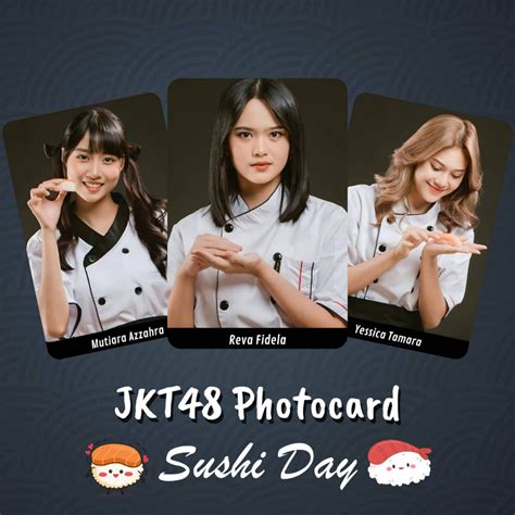 Jual Minimal 3pcs Sushi Day Jkt48 Photocard Pc Shopee Indonesia