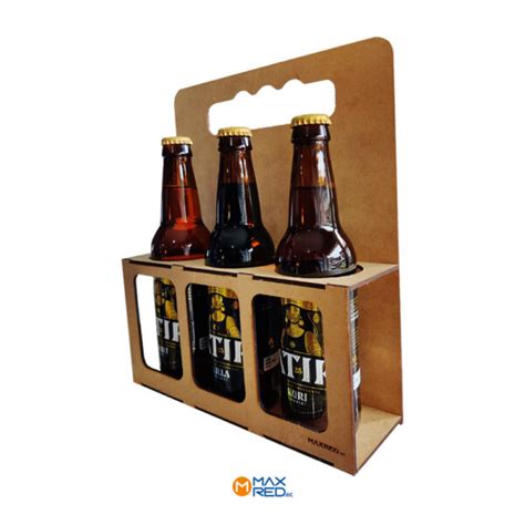 Porta Botellas En Mdf Maxred Publicidad