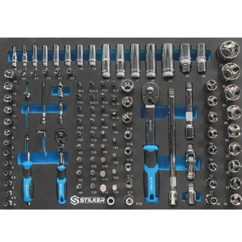 Millmatpro Module Mousse Plein Douilles Et Cliquets 1 2 1 4