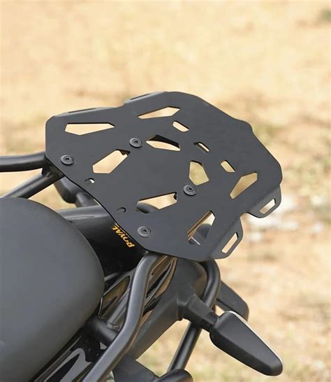 SGTB Backrest Rear Top Rack Base Plate Himalayan 450 Bike Backrack