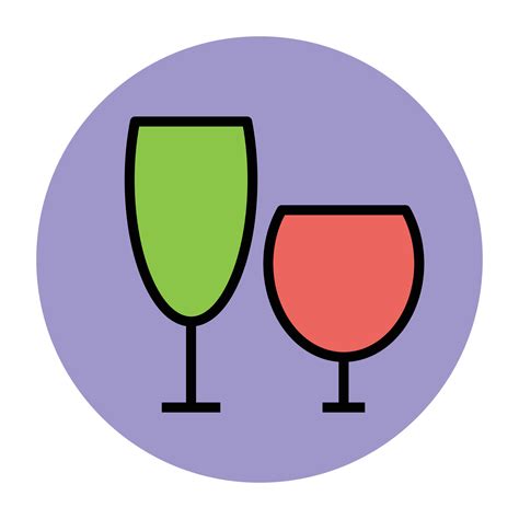 Trendy Wine Glasses 8750456 Vector Art at Vecteezy