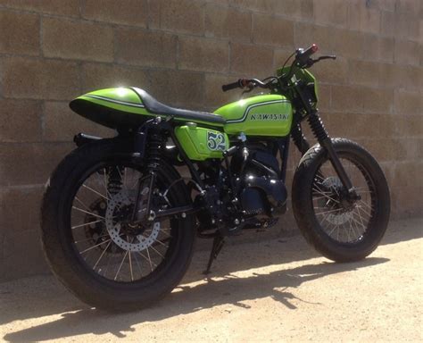 Kawasaki Bighorn 350 Street Tracker By Fifty Two Cycles Bikebound