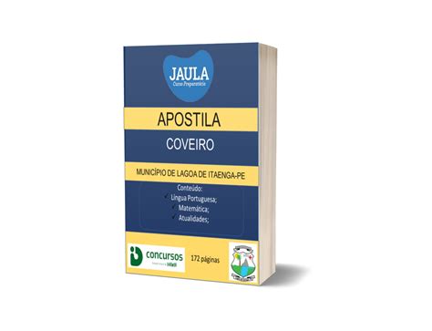 APOSTILA COVEIRO LAGOA DE ITAENGA PE Jaula Cursos