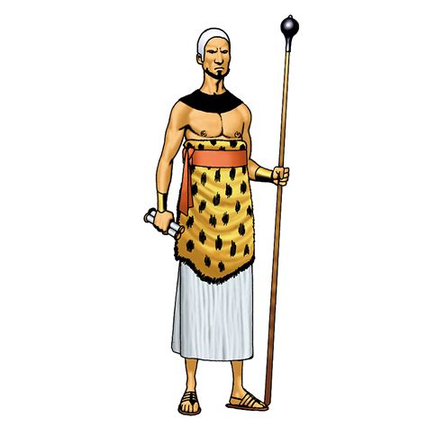 Ancient Egyptian Priests Clipart Flowers