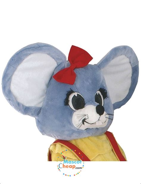 Gray Mouse Mascot Costume