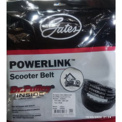 New Racing Vbelt V Belt Van Belt Gates Powerlink Vario Vario