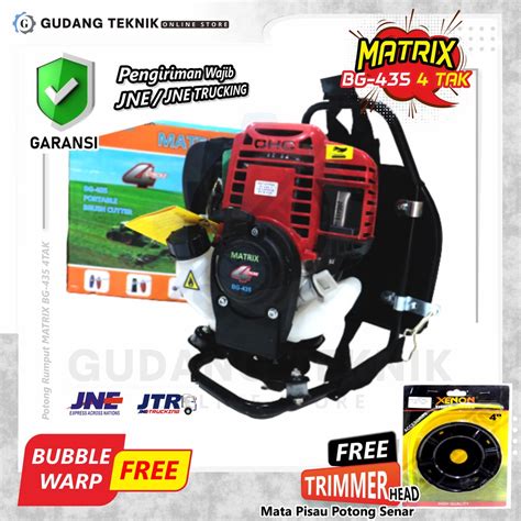 Jual Mesin Potong Rumput Gendong Tak Matrix Bg Brush Cutter Bg