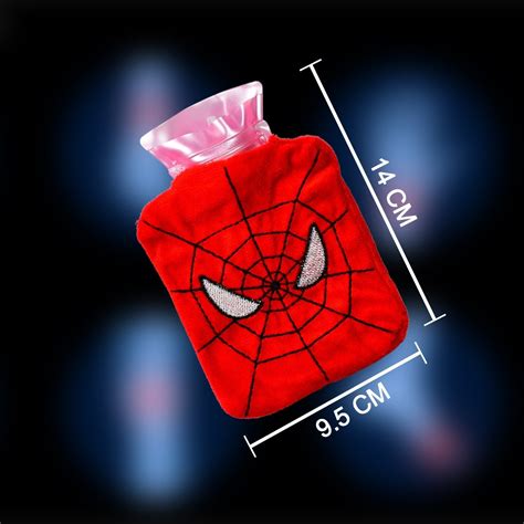 6508 Spiderman Small Hot Water Bag With Cover For Pain Relief Neck Shoulder Pain And Hand
