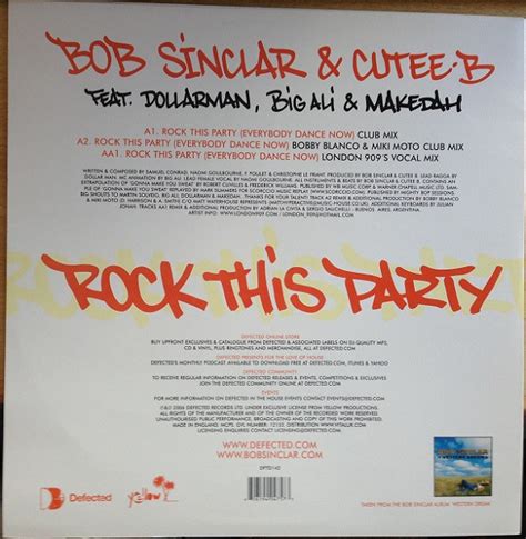 Bob Sinclar Cutee B Feat Dollarman Big Ali Makedah Rock This